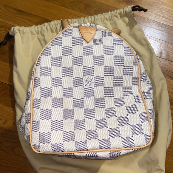 AUTHENTIC - Louis Vuitton - Damier Azur - Speedy 30 - Picture 5 of 16